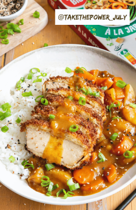 Katsu curry végétal au tofu 